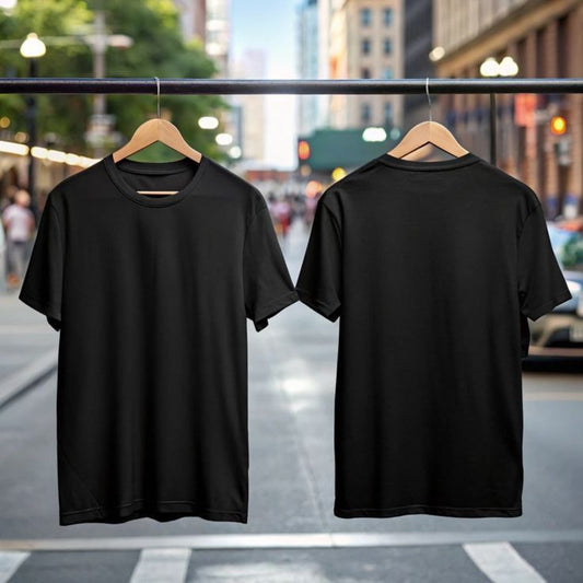 Black T- Shirt For Men